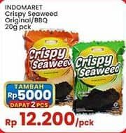 Promo Harga Indomaret Crispy Seaweed Barbeque, Original 20 gr - Indomaret