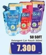 Promo Harga Sosoft Deterjen Cair 360 ml - Hari Hari