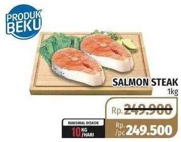 Promo Harga Salmon Steak  - Lotte Grosir