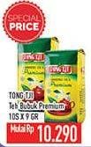 Promo Harga Tong Tji Teh Bubuk Premium Jasmine Tea per 10 pcs 9 gr - Hypermart