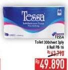 Promo Harga TESSA Toilet Tissue 6 roll - Hypermart