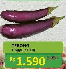 Promo Harga Terong Ungu per 100 gr - Alfamidi