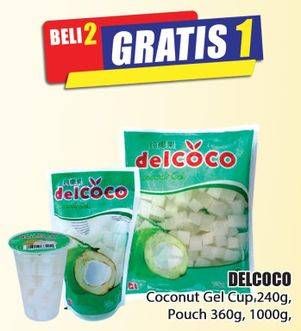 Promo Harga Delcoco Coconut Gel Cup/Pouch  - Hari Hari