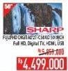 Promo Harga SHARP 2T-C50AD1i Full-HD 50"  - Hypermart