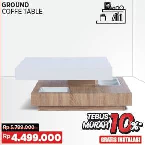 Promo Harga Courts Ground Coffee Table  - COURTS