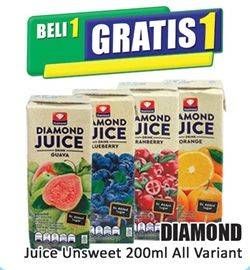 Promo Harga Diamond Juice All Variants 200 ml - Hari Hari