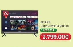 Promo Harga Sharp TV with Google Assistant 2T-C32EG1i  - Yogya