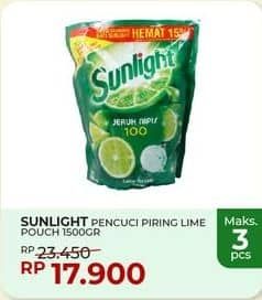 Promo Harga Sunlight Pencuci Piring Jeruk Nipis 100 1500 ml - Yogya