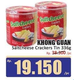 Promo Harga Khong Guan Saltcheese 336 gr - Hari Hari