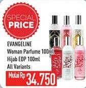 Promo Harga EVangeline woman parfume 100ml, hijap EDP 100ml all variant  - Hypermart