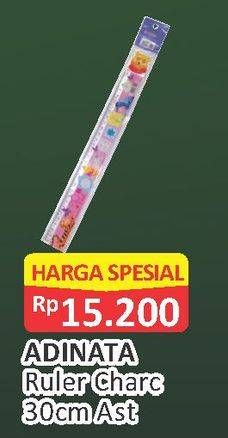Promo Harga ADINATA Ruler Character 30cm  - Alfamart