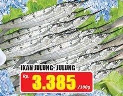 Promo Harga Ikan Julung Julung per 100 gr - Hari Hari