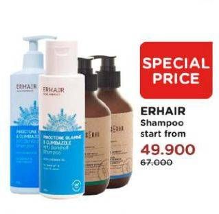 Promo Harga ERHAIR Shampoo All Variants 370 ml - Watsons
