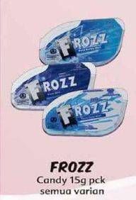 Promo Harga FROZZ Candy All Variants per 2 box 15 gr - Indomaret