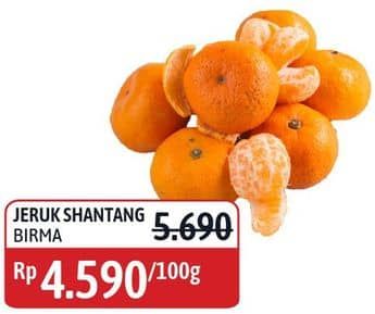 Promo Harga Jeruk Shantang Birma per 100 gr - Alfamidi