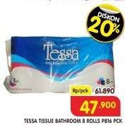 Promo Harga TESSA Toilet Tissue PB-16 8 roll - Superindo