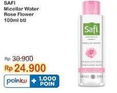 Promo Harga Safi Naturals Micellar Water Rose Flower 100 ml - Indomaret