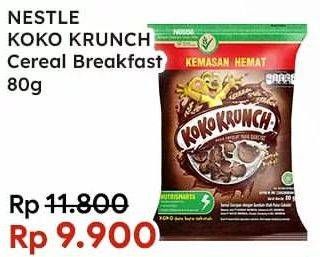 Promo Harga NESTLE KOKO KRUNCH Cereal 80 gr - Indomaret