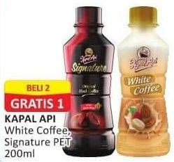 Promo Harga Kapal Api SIgnature/White Coffee ready To Drink  - Alfamart