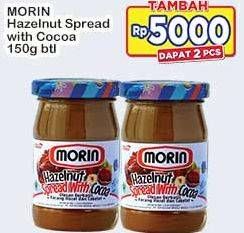 Promo Harga MORIN Jam Hazelnut Spread With Cocoa 150 gr - Indomaret