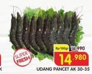 Promo Harga Udang Pancet AK 30-35 per 100 gr - Superindo