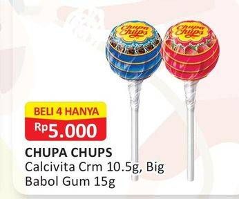 Promo Harga CHUPA CHUPS Calvita Cream 10.5 g/BIg Babol Gum 15 g  - Alfamart