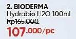 Promo Harga Bioderma Hydrabio H2O All Variants 100 ml - Guardian