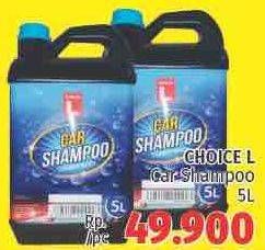 Promo Harga CHOICE L Car Shampoo 5 ltr - LotteMart