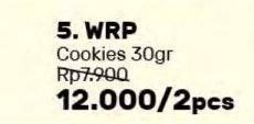 Promo Harga WRP Cookies per 2 pouch 30 gr - Guardian