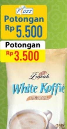 Promo Harga Luwak White Koffie  - Alfamart