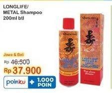 Promo Harga Long Life Metal Shampoo & Anti Dandruff 200 ml - Indomaret