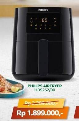 Promo Harga Philips HD9252/90 Air Fryer  - Electronic City
