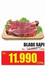 Promo Harga Daging Blade per 100 gr - Hari Hari