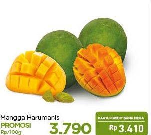 Promo Harga Mangga Harum Manis per 100 gr - Carrefour