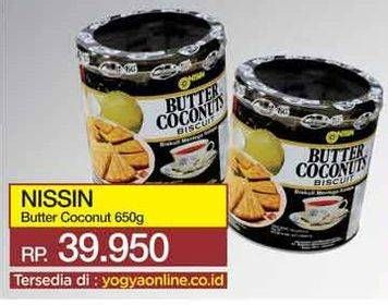 Promo Harga NISSIN Biscoco Butter Coconut 650 gr - Yogya