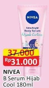 Promo Harga Nivea Body Serum Extra White Hijab Cooling 180 ml - Alfamart