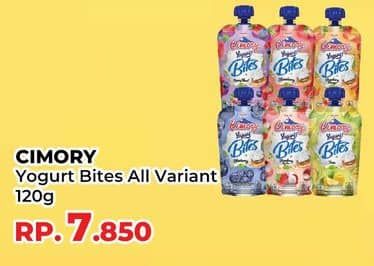 Promo Harga Cimory Yoghurt Squeeze Bites All Variants 120 gr - Yogya