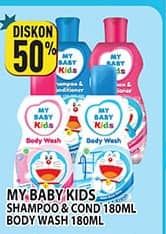 Promo Harga My Baby Kids Shampoo & Conditioner 180 ml - Hypermart