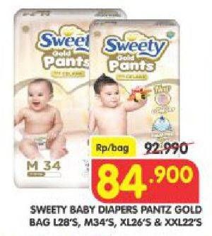 Promo Harga Sweety Gold Pants M34, L28, XL26  - Superindo