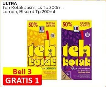 Promo Harga Ultra Teh Kotak  - Alfamart