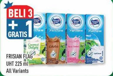 Promo Harga FRISIAN FLAG Susu UHT Purefarm All Variants 225 ml - Hypermart