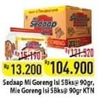 Promo Harga Sedaap Mie Goreng Original per 5 pcs 90 gr - Hypermart