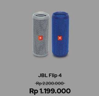 Promo Harga JBL Flip 4 | Waterproof Portable Bluetooth Speaker  - iBox