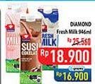 Promo Harga Diamond Fresh Milk 946 ml - Hypermart