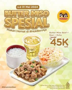 Promo Harga Butter Miso Spesial  - HokBen