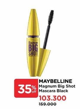 Promo Harga Maybelline The Magnum Big Shot Mascara  - Watsons