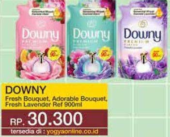 Promo Harga Downy Premium Parfum Adorable Bouquet, Fresh Bouquet 900 ml - Yogya