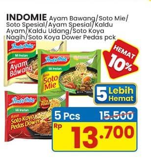 Promo Harga Indomie Mi Kuah Ayam Bawang, Soto Mie, Soto Lamongan, Ayam Spesial, Kaldu Ayam, Soto Koya Nagih, Soto Koya Dower Pedas 65 gr - Indomaret