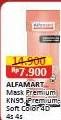 Promo Harga Alfamart Masker Premium KN95, Premium 3D, Premium 4D 4 pcs - Alfamart