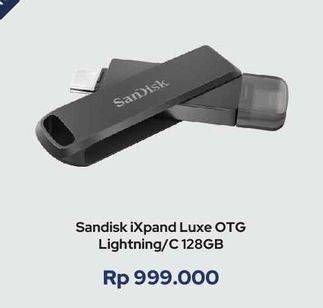 Promo Harga Sandisk iXpand Luxe OTG Lightning C 128 GB  - iBox